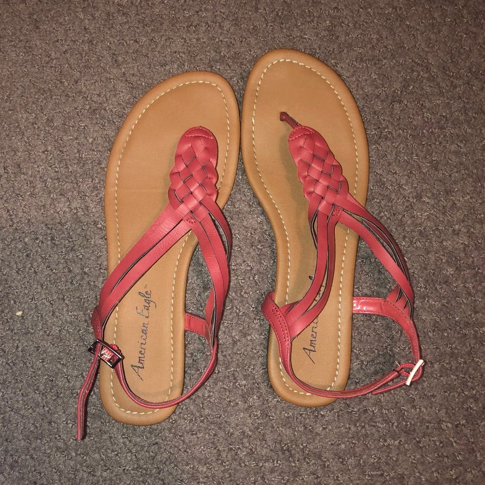 Red Sandals